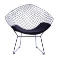 Réplica de poltrona Harry Bertoia Diamond Wire